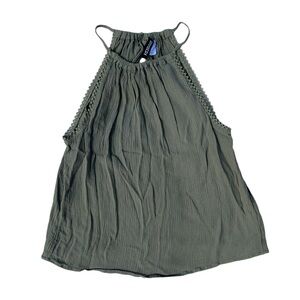Green sleeveless top